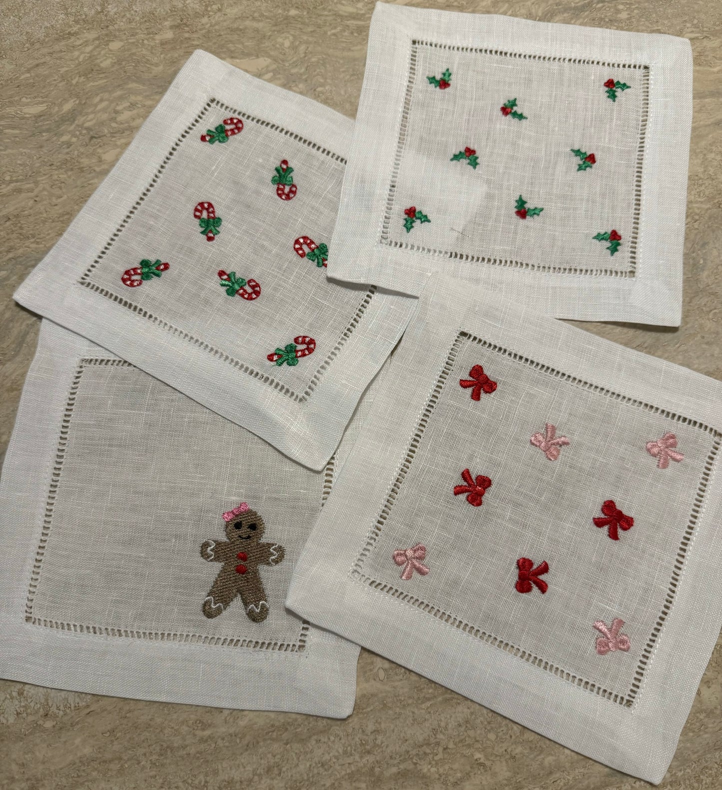 Christmas Cocktail Napkins (set of 4)